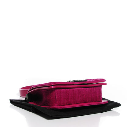 Chanel Velvet Quilted Small Boy Flap Pink 4 of 8