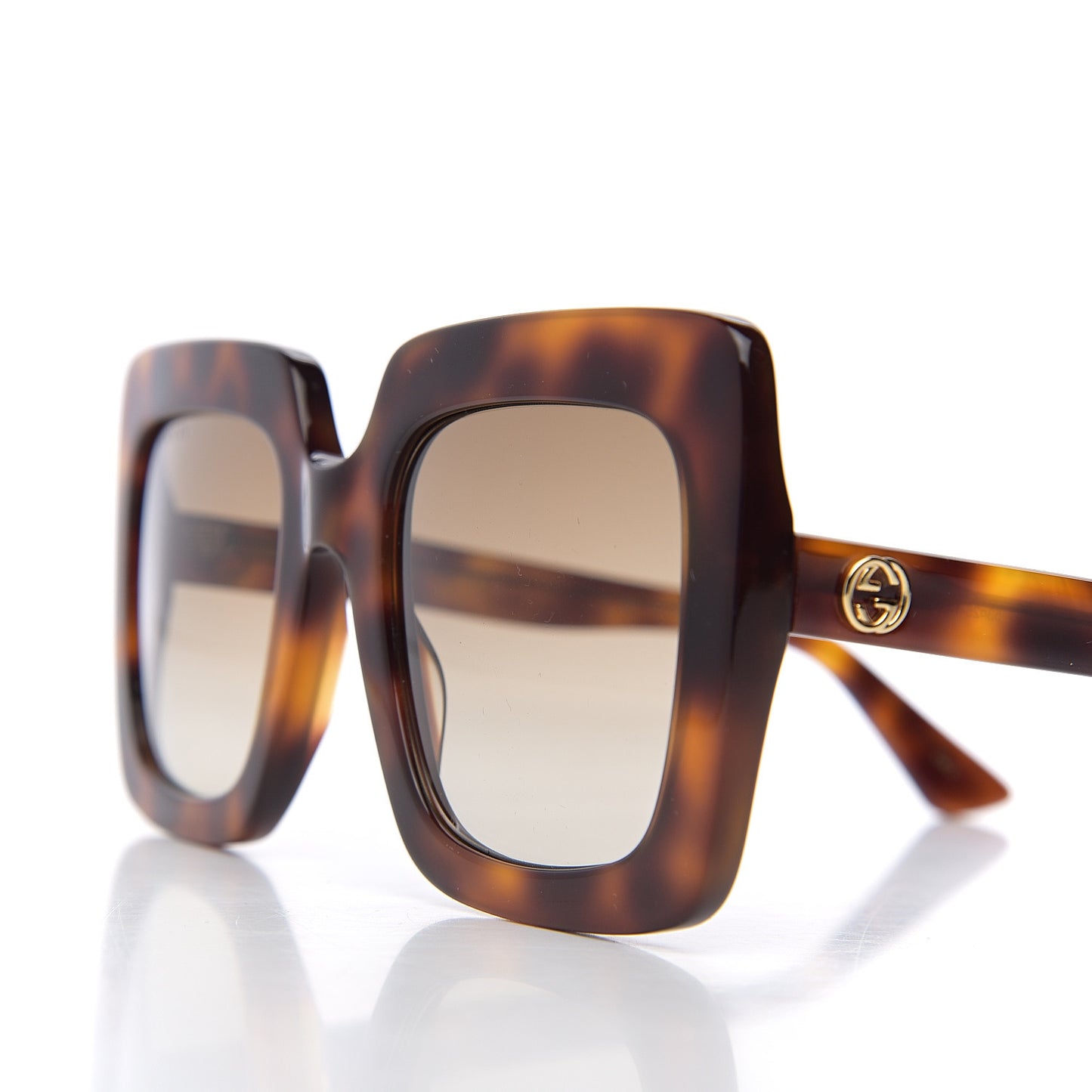 Acetate Oversize Sunglasses GG0328S Tortoise