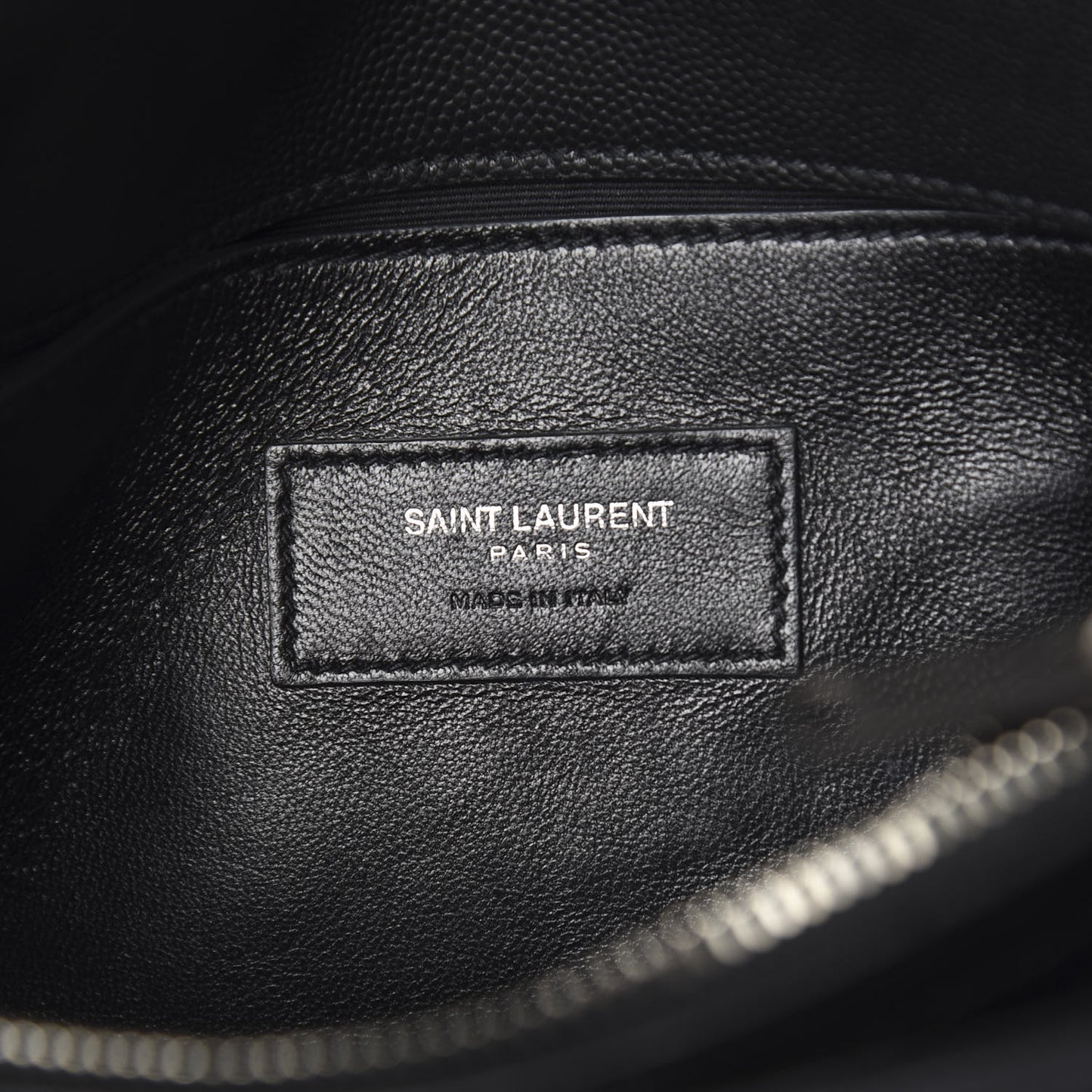 Grain De Poudre Small West Hollywood Monogram Fold-Over Bag Black