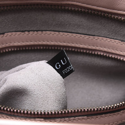 Gucci Calfskin Matelasse GucciGhost Medium GG Marmont Chain Shoulder Bag Perfect Pink Rosa Ivory 6 of 11