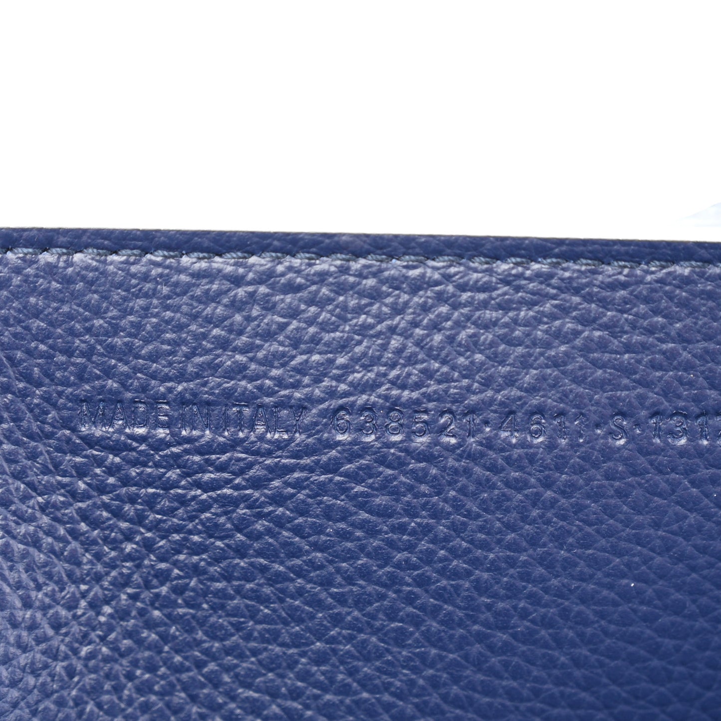 Grained Calfskin Neo Classic Black Hardware S City Navy