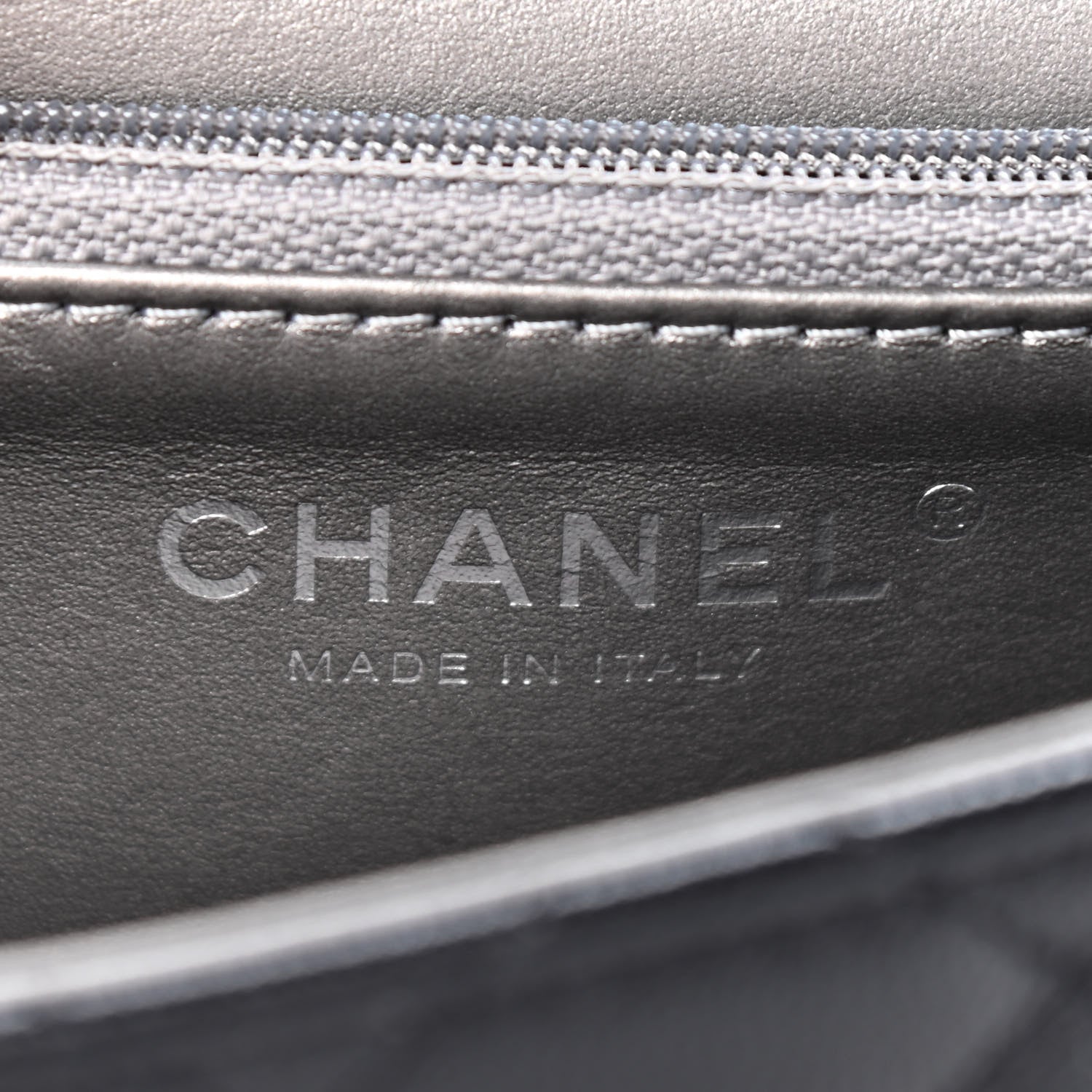 Chanel Goatskin Quilted Logo Small Chic Flap Black 5 of 8