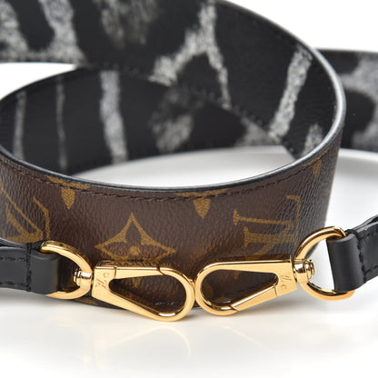 Louis Vuitton Monogram Animal Bandouliere Shoulder Strap Grey 3 of 6
