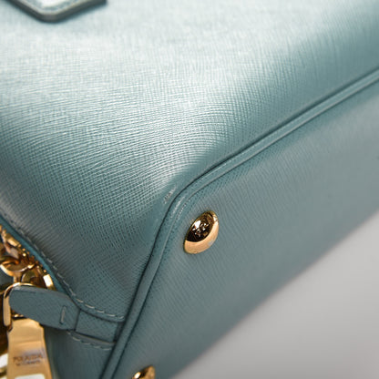 Prada Saffiano Lux Small Promenade Tote Anice 12 of 13