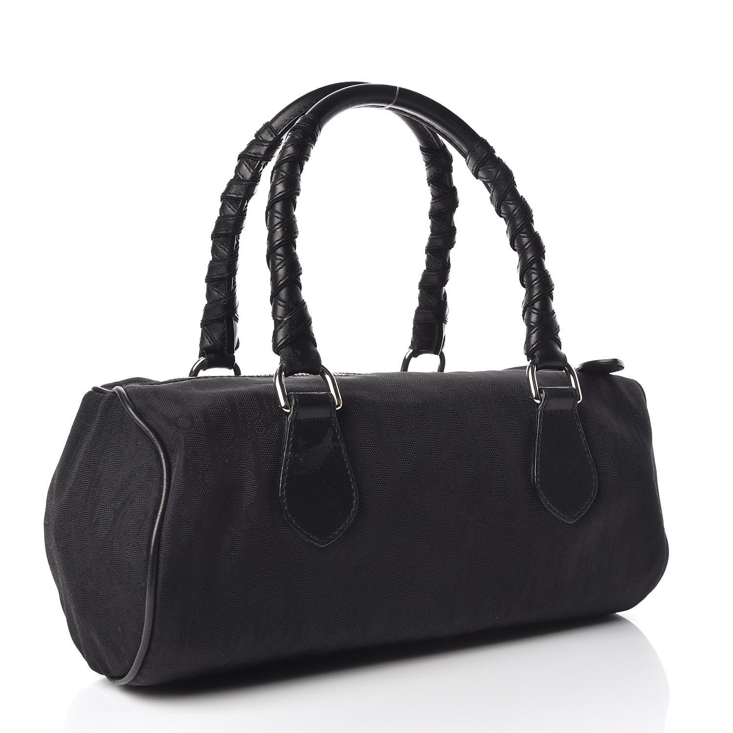 Christian Dior Monogram Lovely Mini Satchel Black 3 of 9
