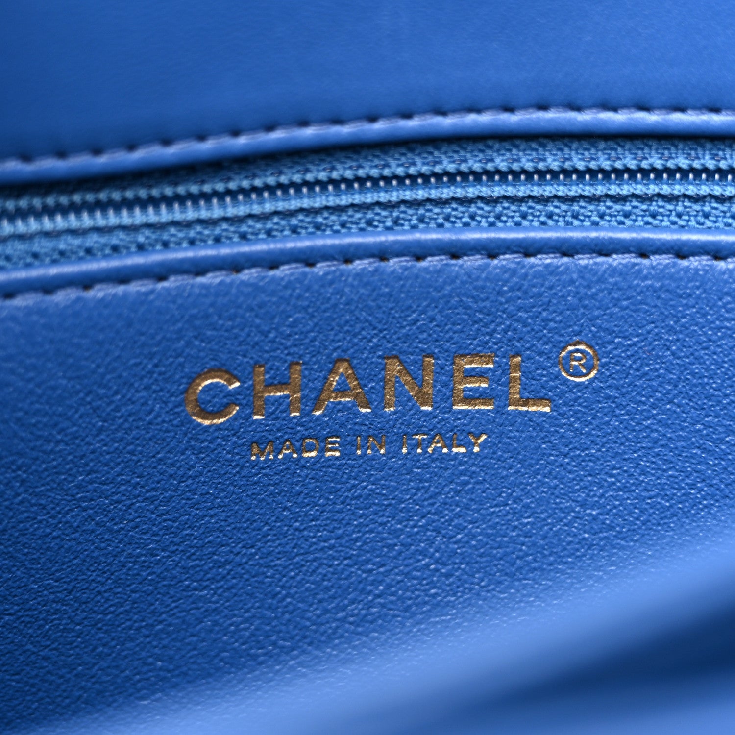Chanel Lambskin Chevron Quilted Medium Trendy CC Dual Handle Flap Bag Blue 6 of 11