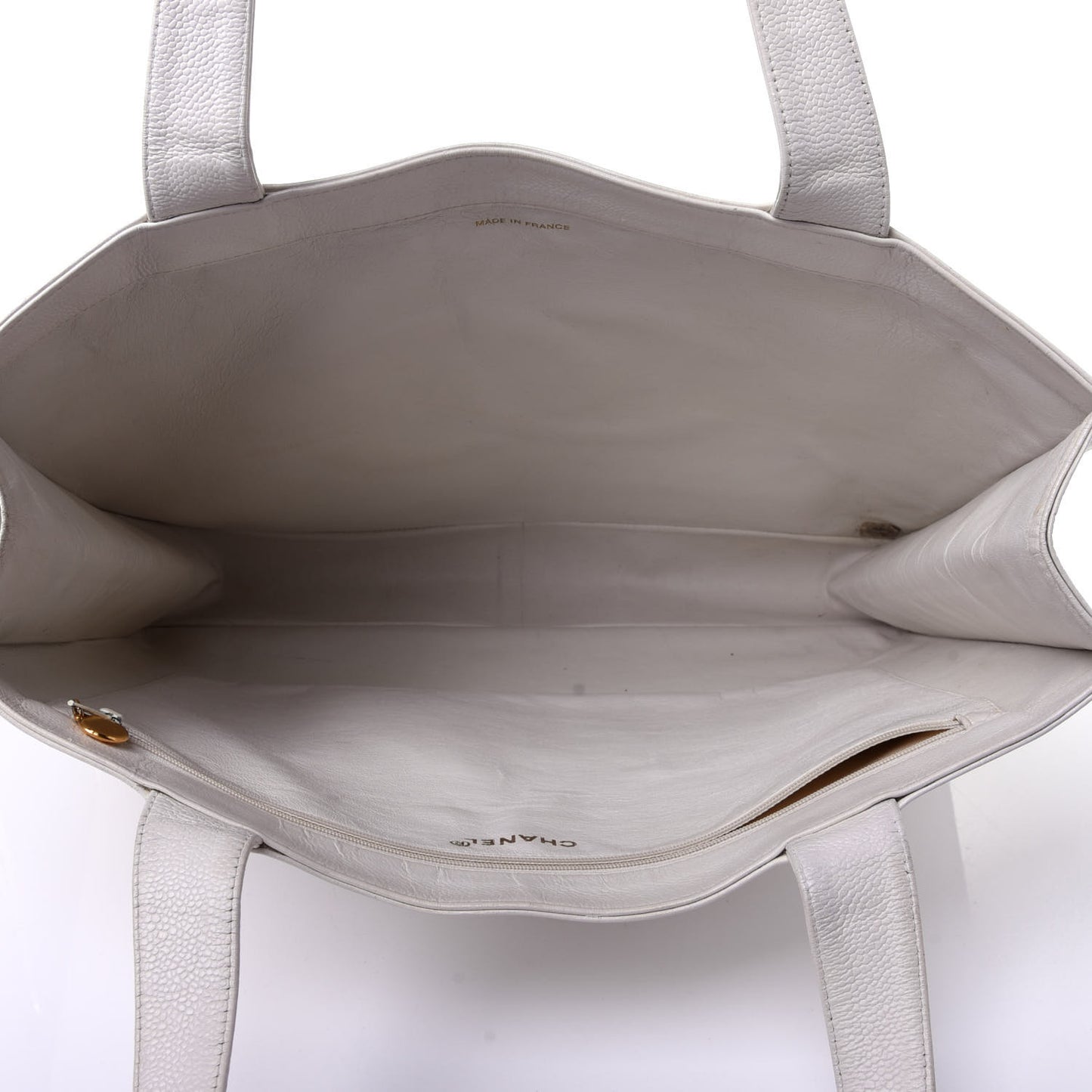 Caviar CC Tote White