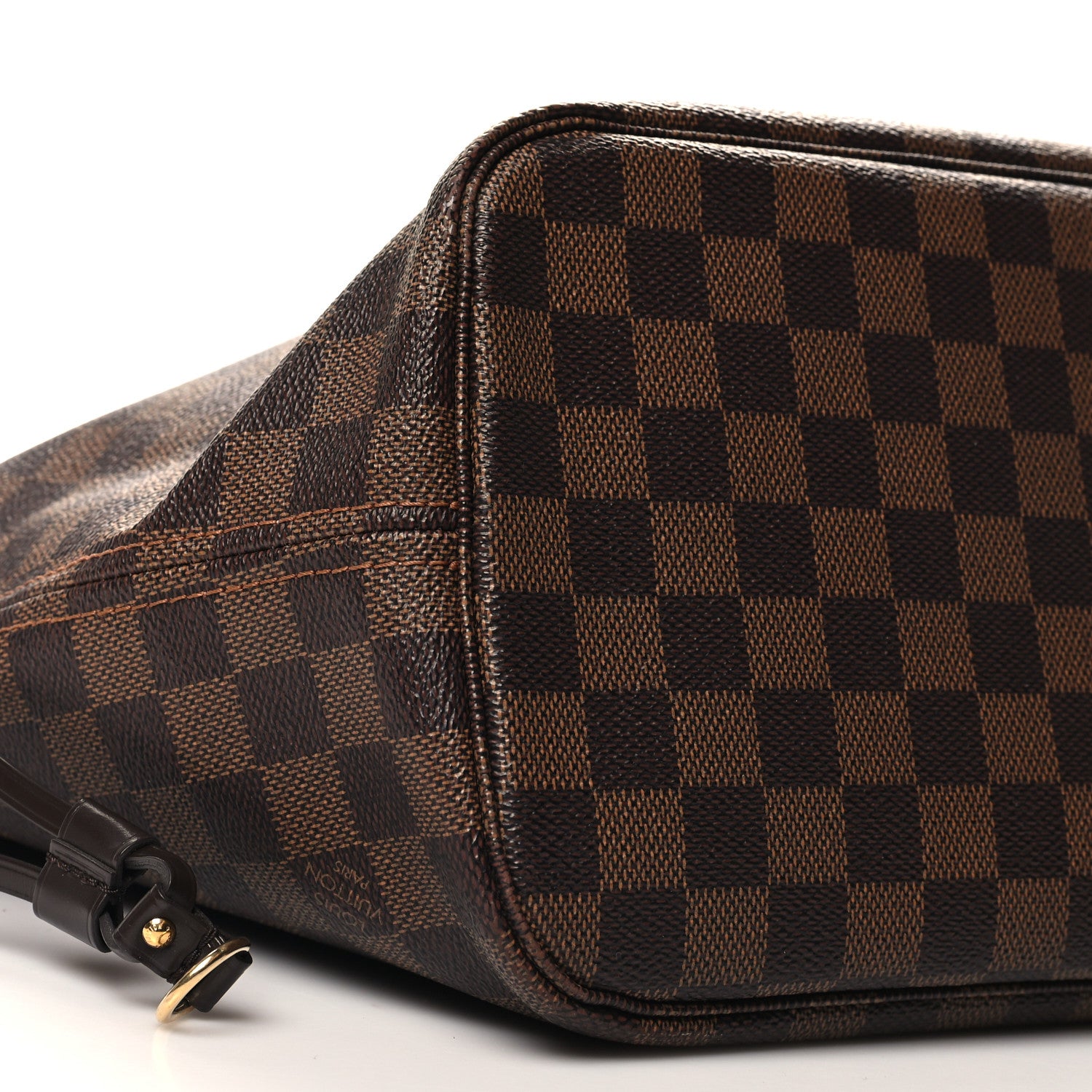 Louis Vuitton Damier Ebene Neo Neverfull MM Rose Ballerine 10 of 12