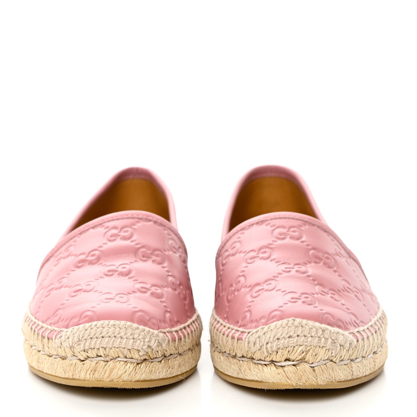 Guccissima Signature Espadrilles 37.5 Rose Baby Candy