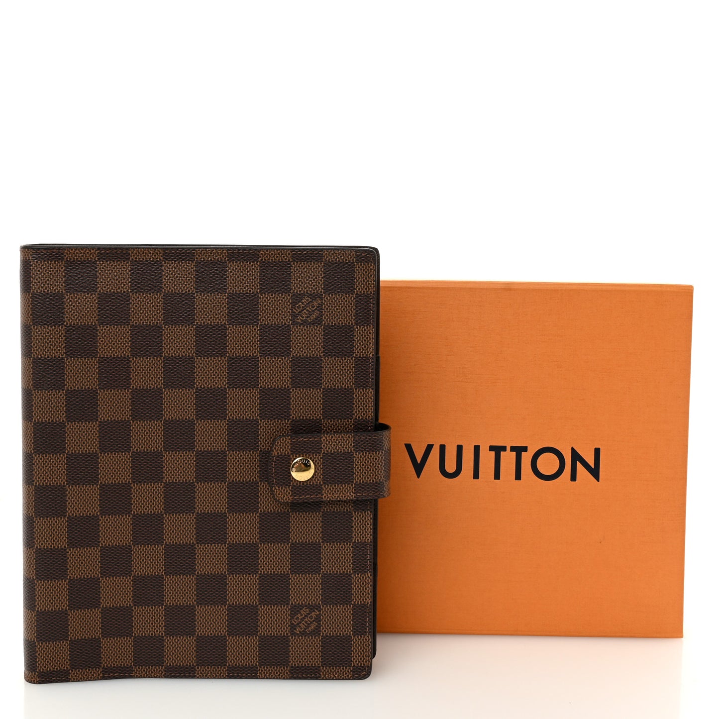 Damier Ebene Large Ring Agenda Cover