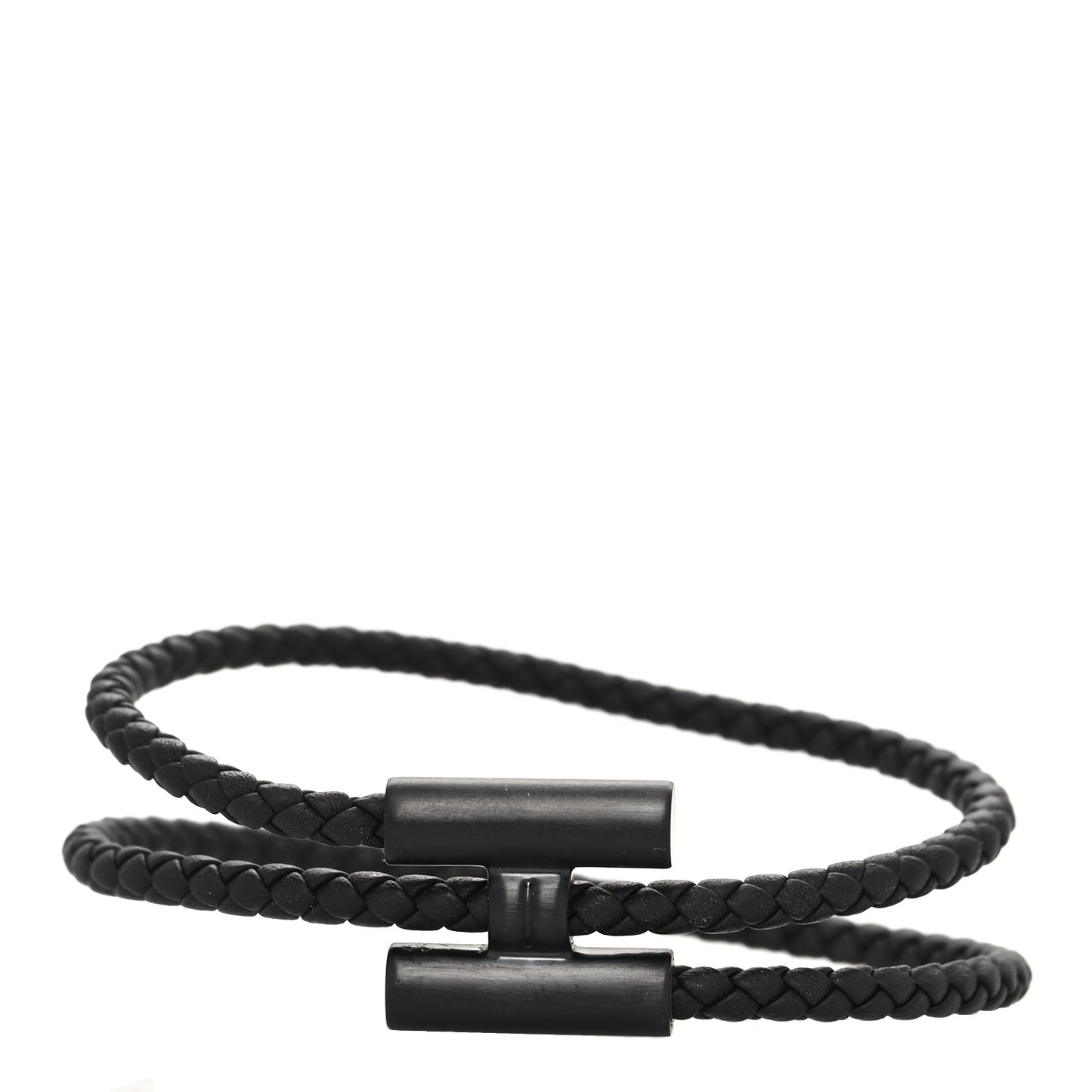 Swift Double Wrap Cord Tournis Tresse Bracelet T6 Black