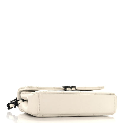 Chanel Caviar Quilted My Everything Small Flap White Black 4 of 13