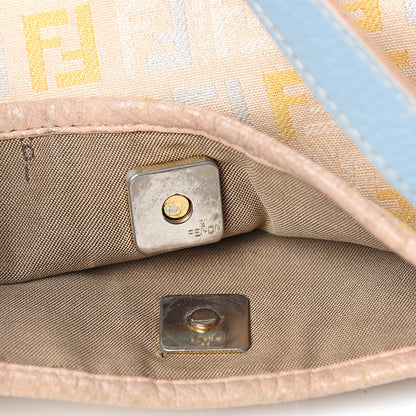 Fendi Zucchino Vitello Shopping Tote Beige Pastel Cipria 7 of 13