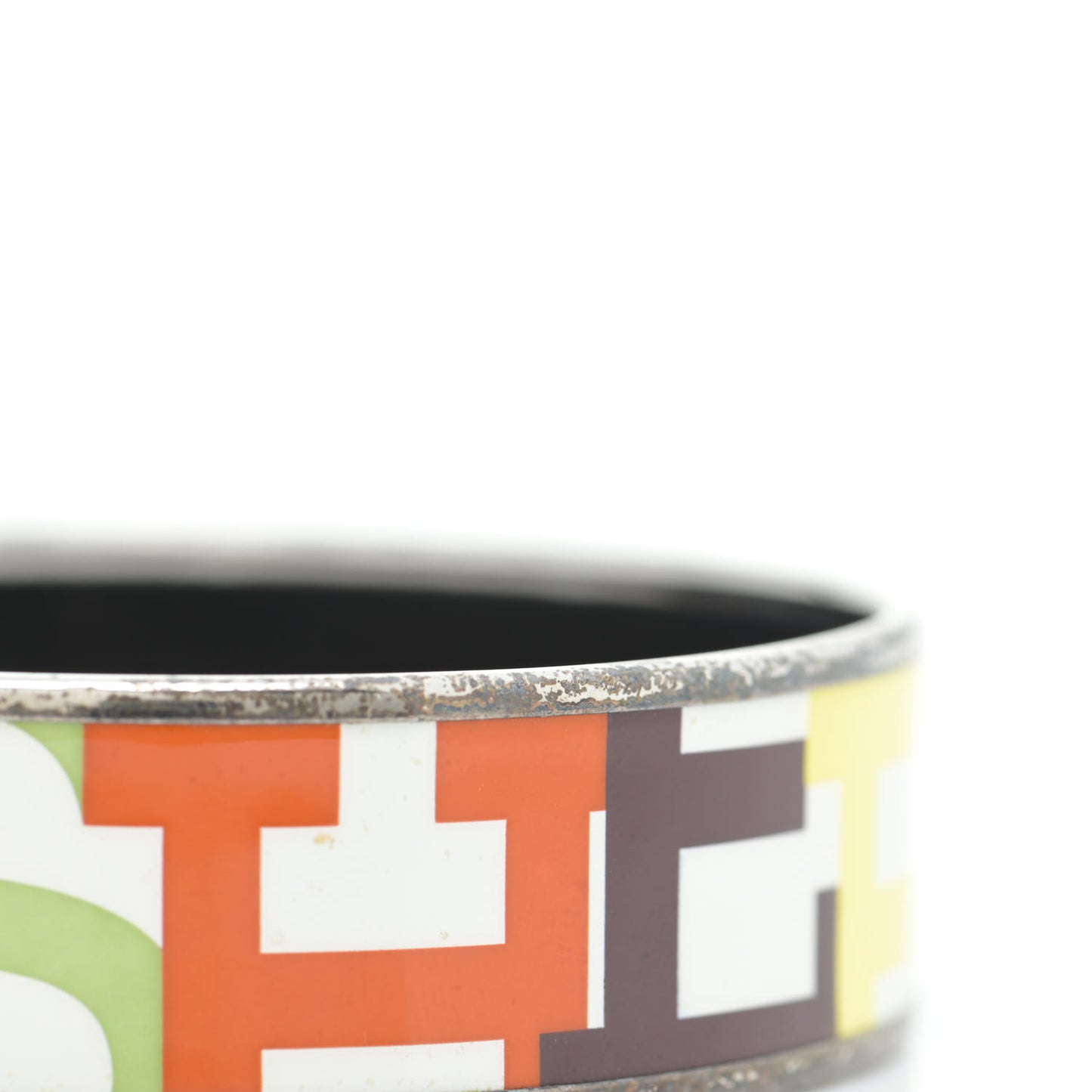 Enamel Printed Wide Capitales Bracelet 65