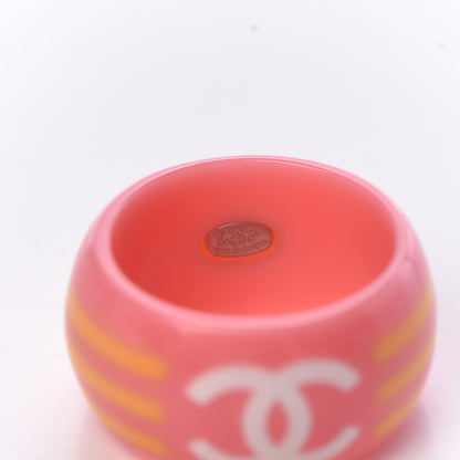 Chanel Resin CC Ring 7.5 Pink 4 of 4