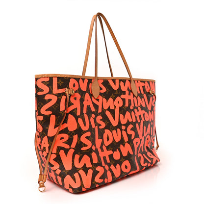 Louis Vuitton Monogram Graffiti Neverfull GM Orange 3 of 8