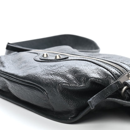 Balenciaga Lambskin Classic Hardware Neo Lift Hip Bag Anthracite 5 of 8