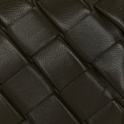 Bottega Veneta Nappa Intrecciato Teen The Lauren 1980 Clutch With Chain Khaki 12 of 12