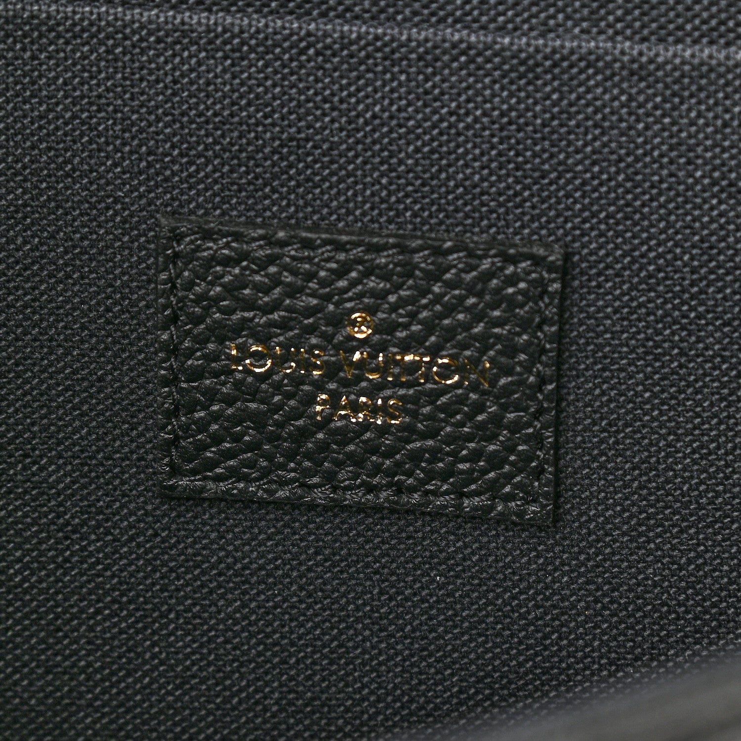 Louis Vuitton Empreinte Pochette Felicie Chain Wallet Black 7 of 9