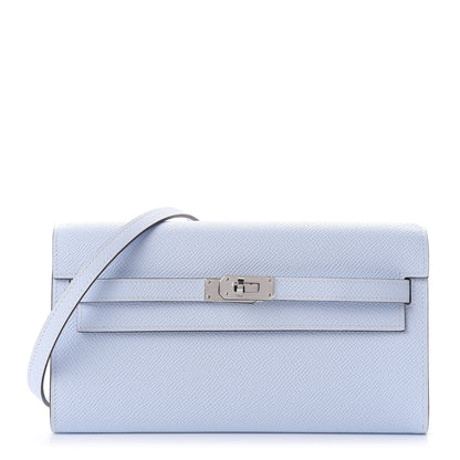 Hermes Epsom Kelly Wallet To Go Bleu Brume 1 of 10