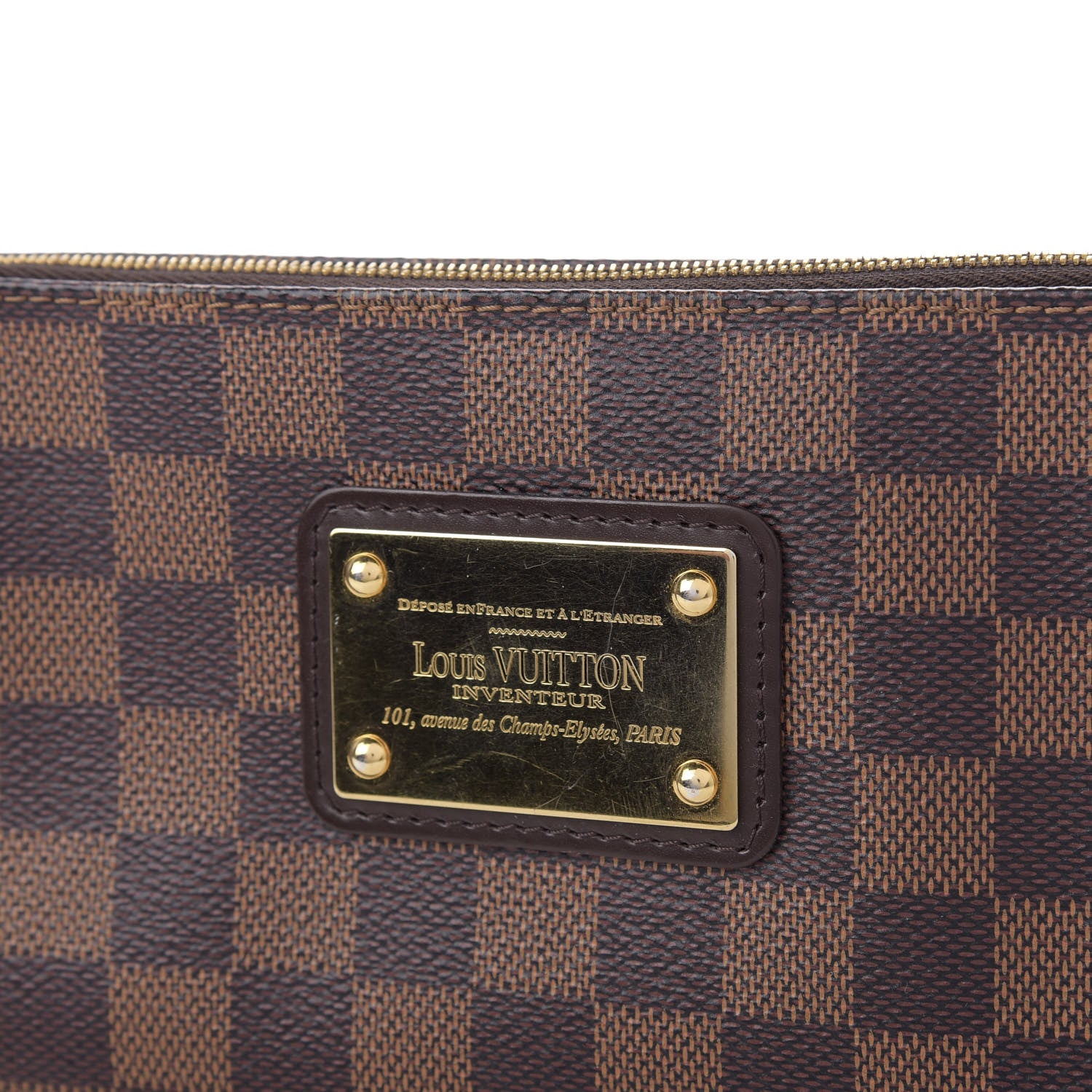Louis Vuitton Damier Ebene Eva Clutch 10 of 10