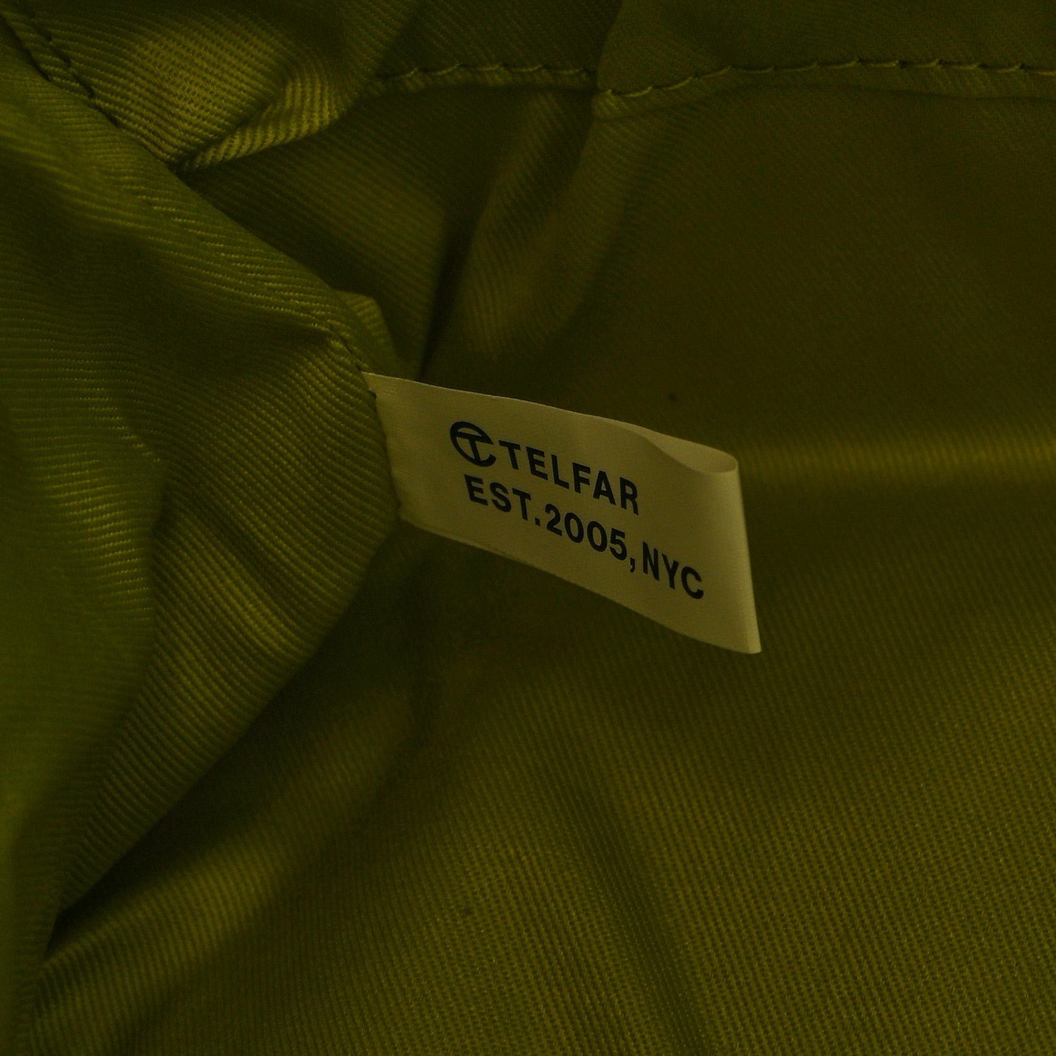 Telfar Vegan Leather Large Shopping Bag Drab 7 of 9