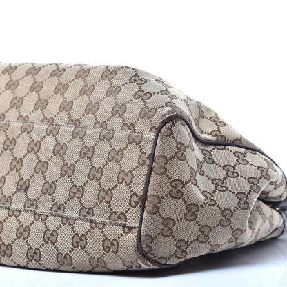 Gucci Monogram Medium Sukey Tote Dark Brown 9 of 13