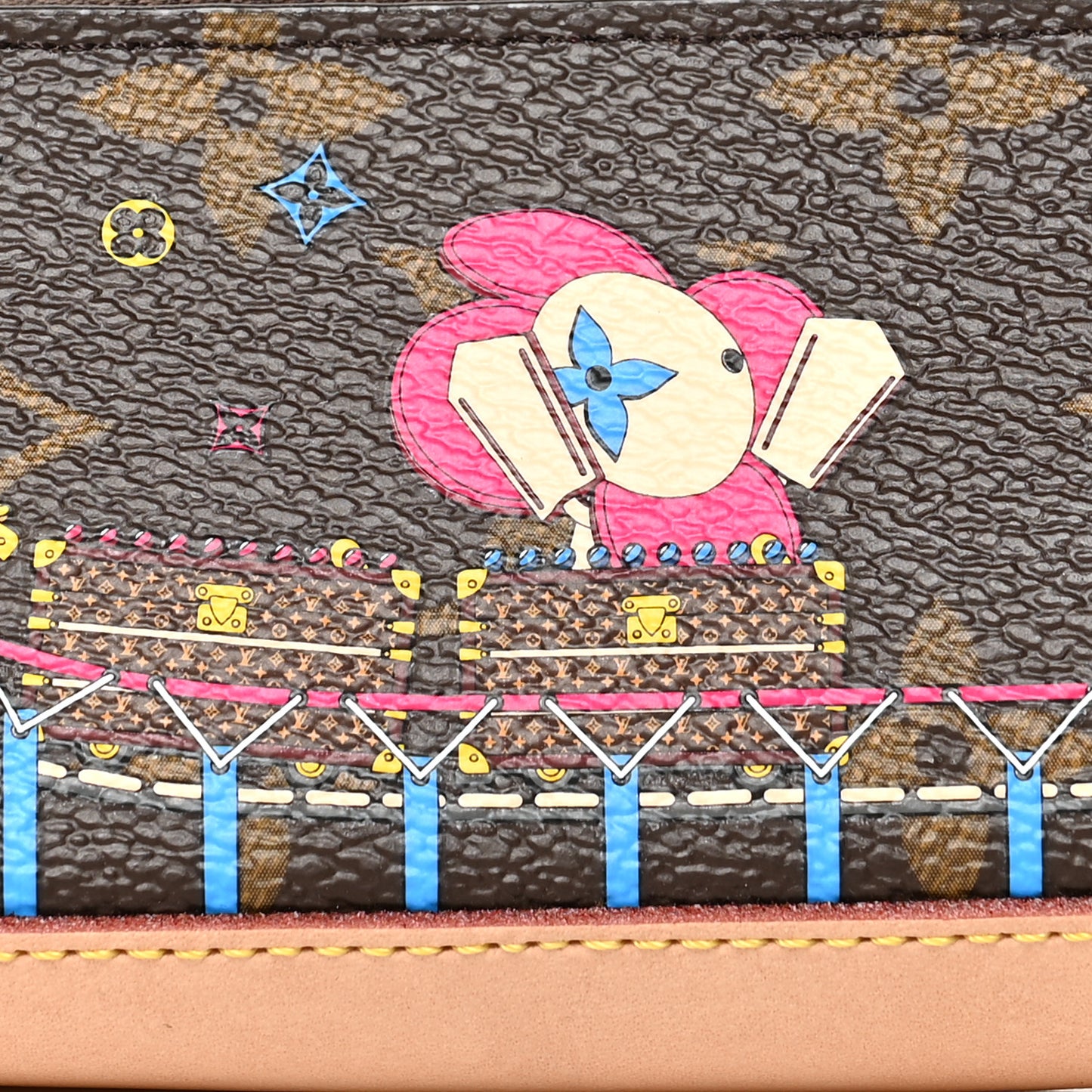 Monogram 2020 Christmas Animation Roller Coaster Elizabeth Pencil Pouch