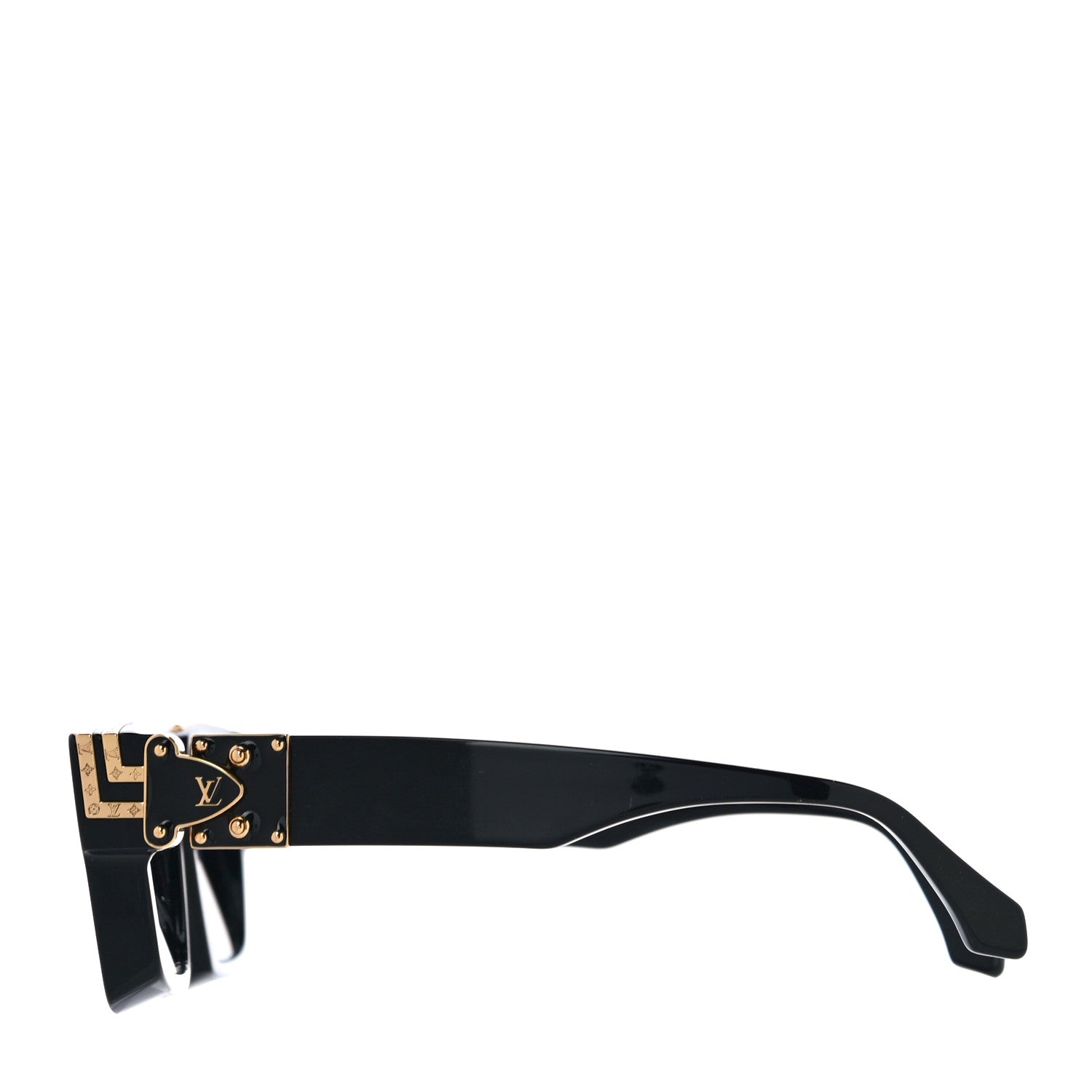 Louis Vuitton Acetate 1.1 Millionaires Sunglasses Z1165W Black 2 of 7