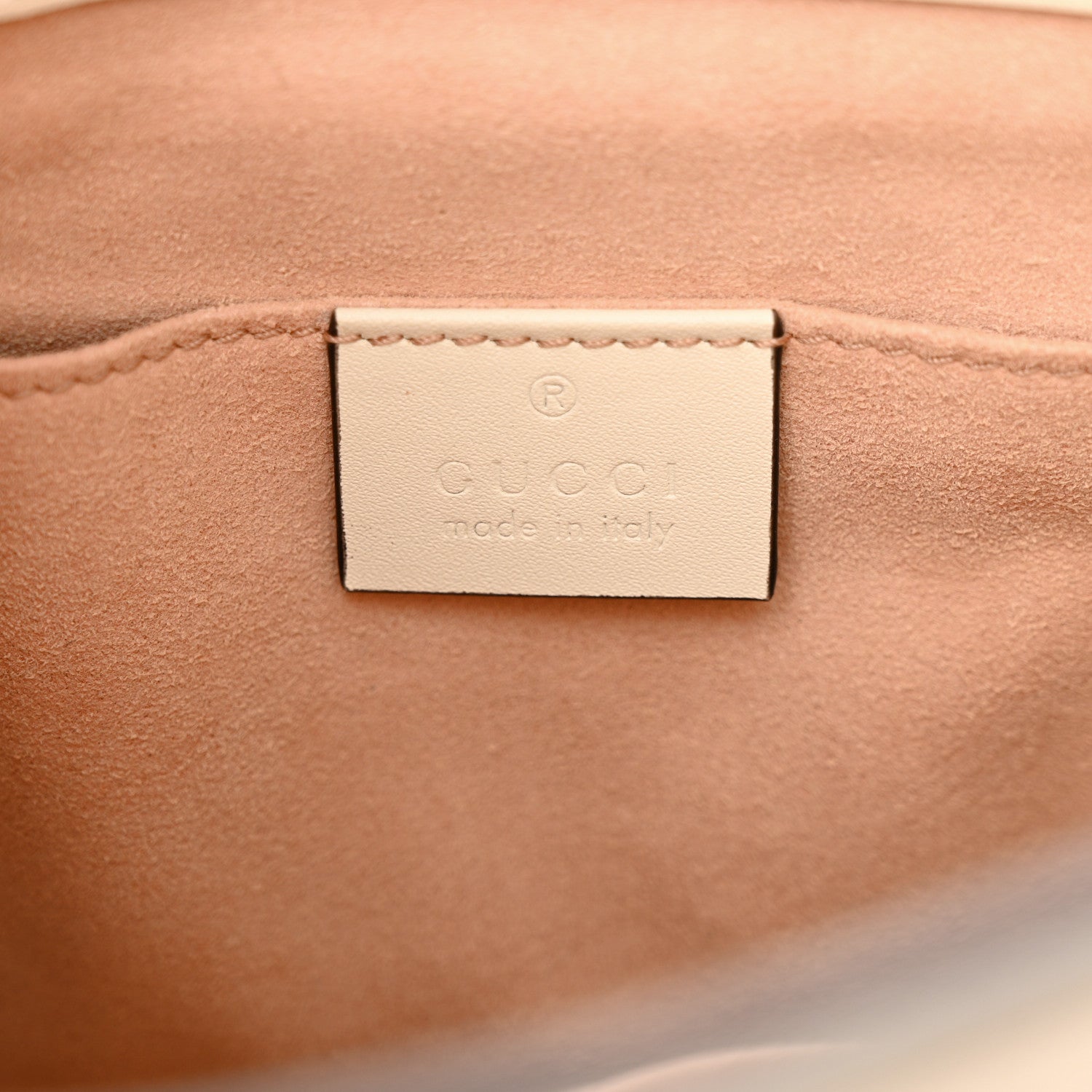 Gucci GG Supreme Monogram Moon Calfskin Small Padlock Tote Beige Ebony Mystic White 6 of 11