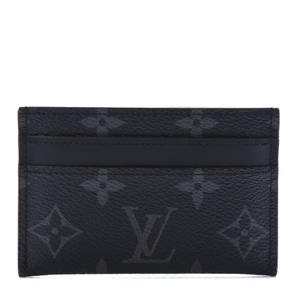 Louis Vuitton Monogram Eclipse Porte-Cartes Double Card Holder 1 of 7