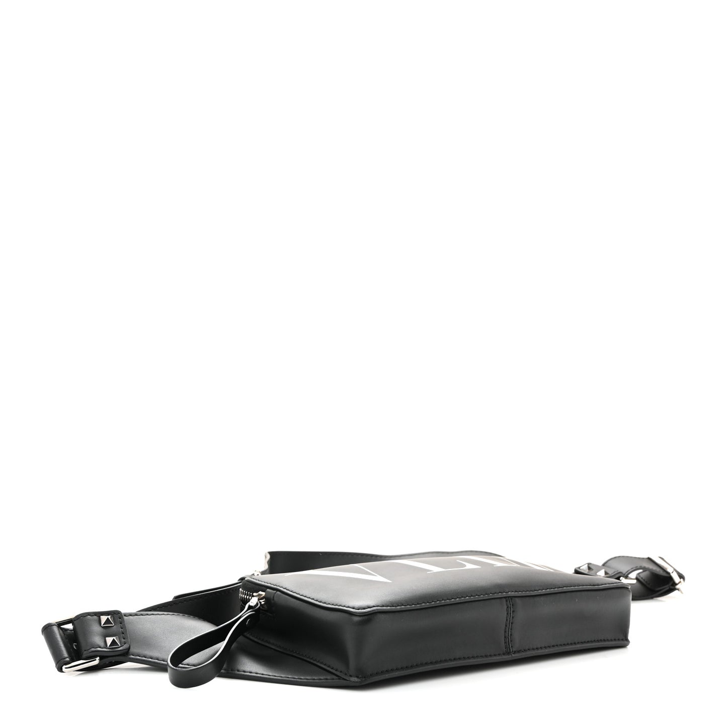 Calfskin VLTN Belt Bag Black White