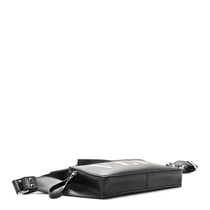 Valentino Garavani Calfskin VLTN Belt Bag Black White 4 of 9