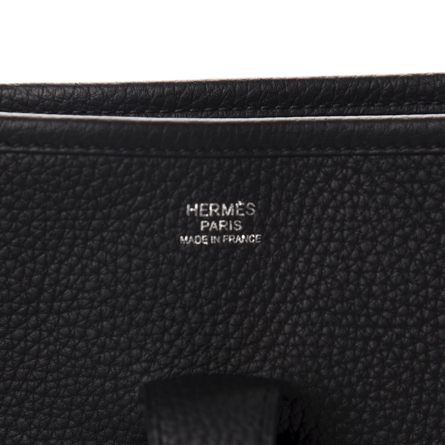 Hermes Taurillon Clemence Evelyne III GM Black 9 of 10