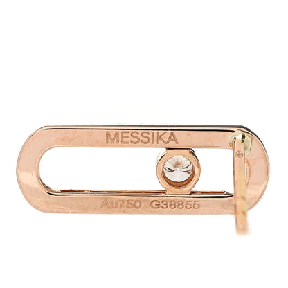 Messika 18K Rose Gold Diamond Move Uno Pave Earrings 4 of 5