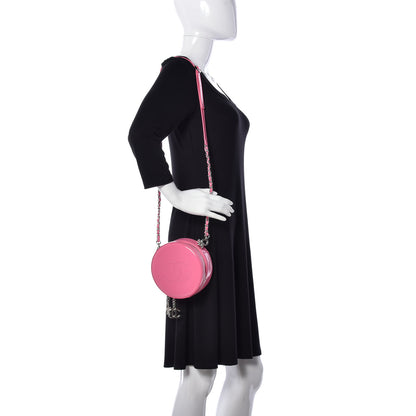 Chanel Patent Round As Earth Evening Bag Pink 2 of 17