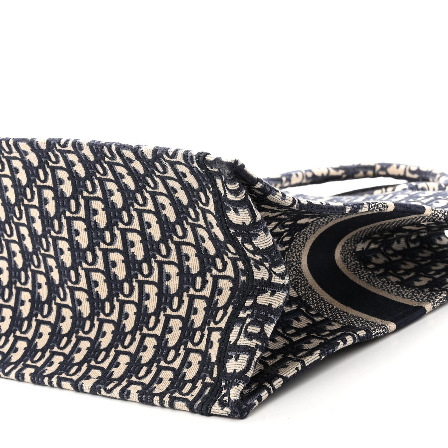 Christian Dior Oblique Large Book Tote Blue Multicolor 4 of 10