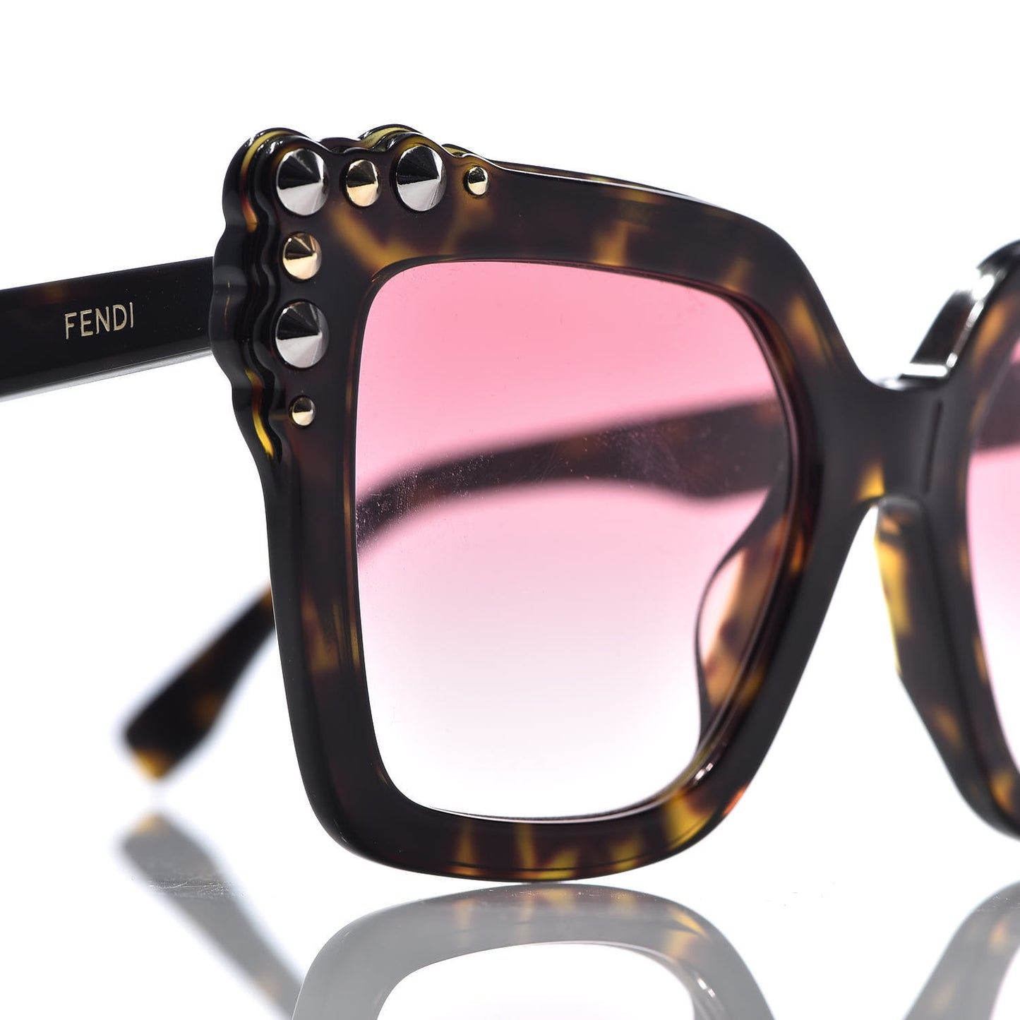 Studded Can Eye Sunglasses FF 0260/S Havana