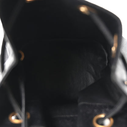 Chanel Caviar CC Drawstring Shoulder Bag Black 6 of 11