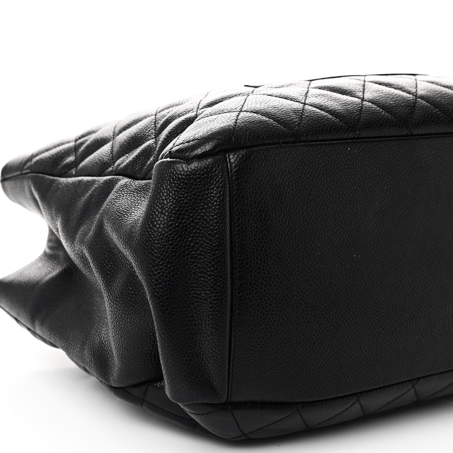 Caviar Quilted Grand Shopping Tote GST Black