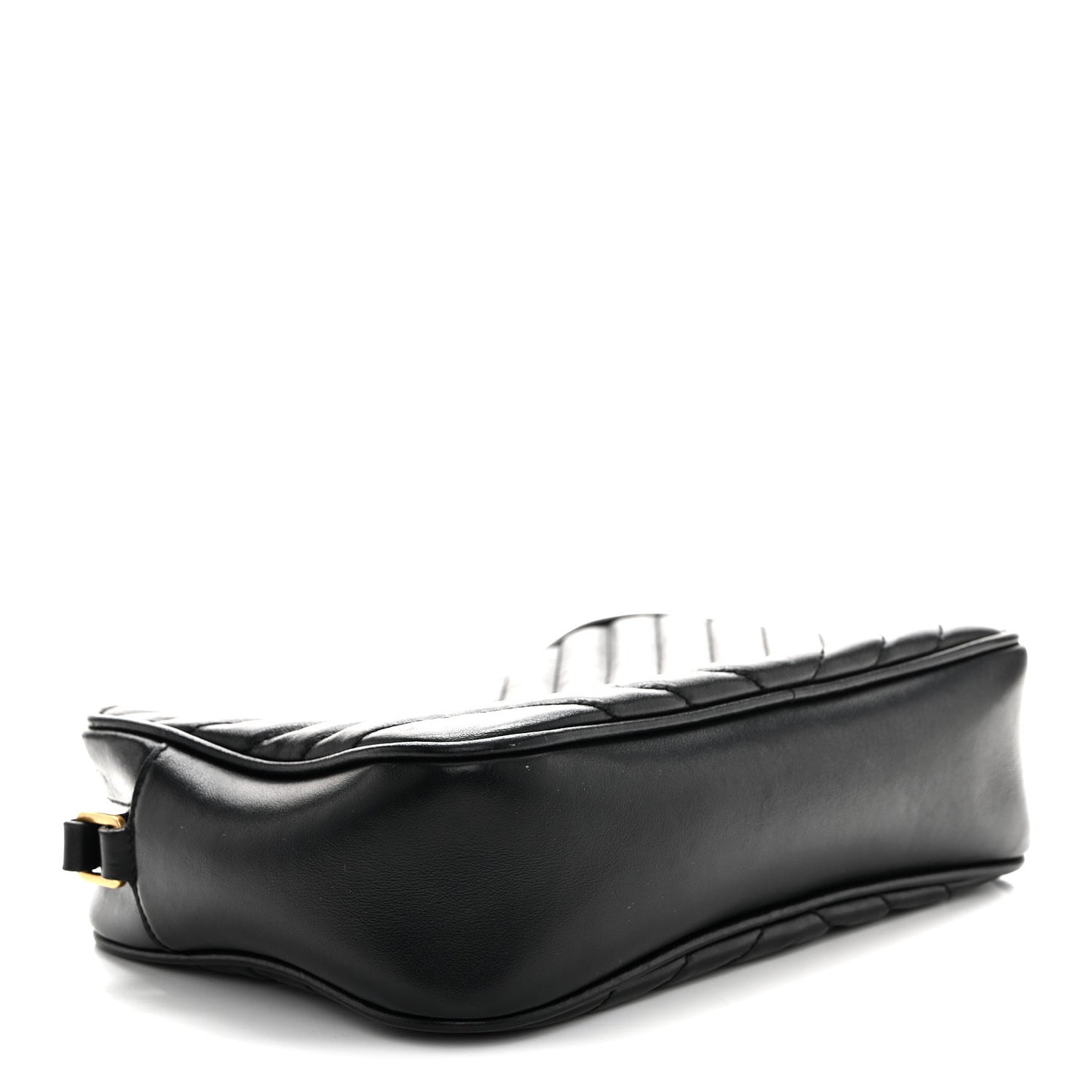 Calfskin Matelasse Monogram Lou Camera Bag Black
