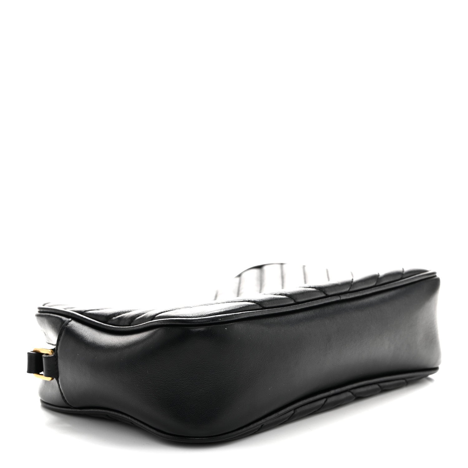 Saint Laurent Calfskin Matelasse Monogram Lou Camera Bag Black 4 of 11