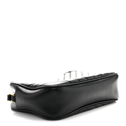 Saint Laurent Calfskin Matelasse Monogram Lou Camera Bag Black 4 of 11