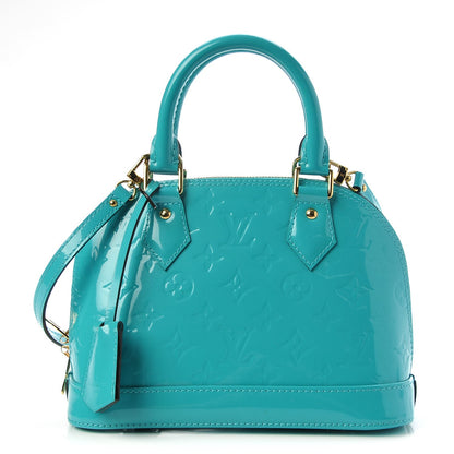 Louis Vuitton Vernis Alma BB Turquoise 1 of 9