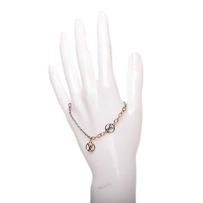 Louis Vuitton Logomania Bracelet Silver Gold 2 of 6