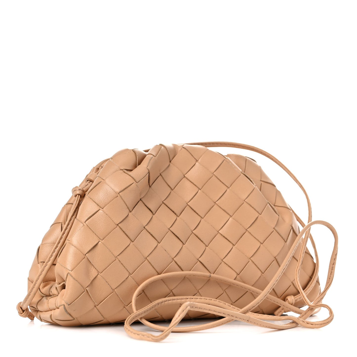 Nappa Intrecciato The Mini Pouch Almond
