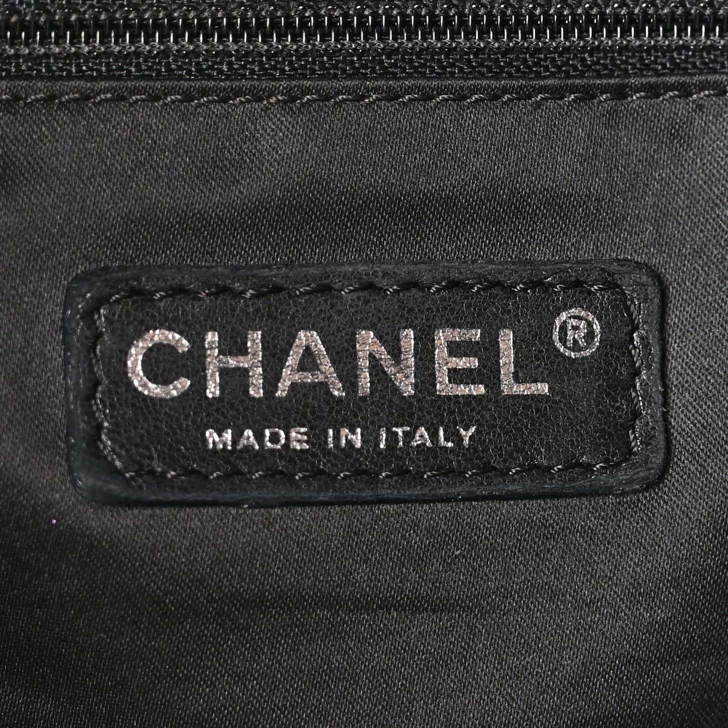 Glazed Calfskin Twisted Bowling Bag Grey