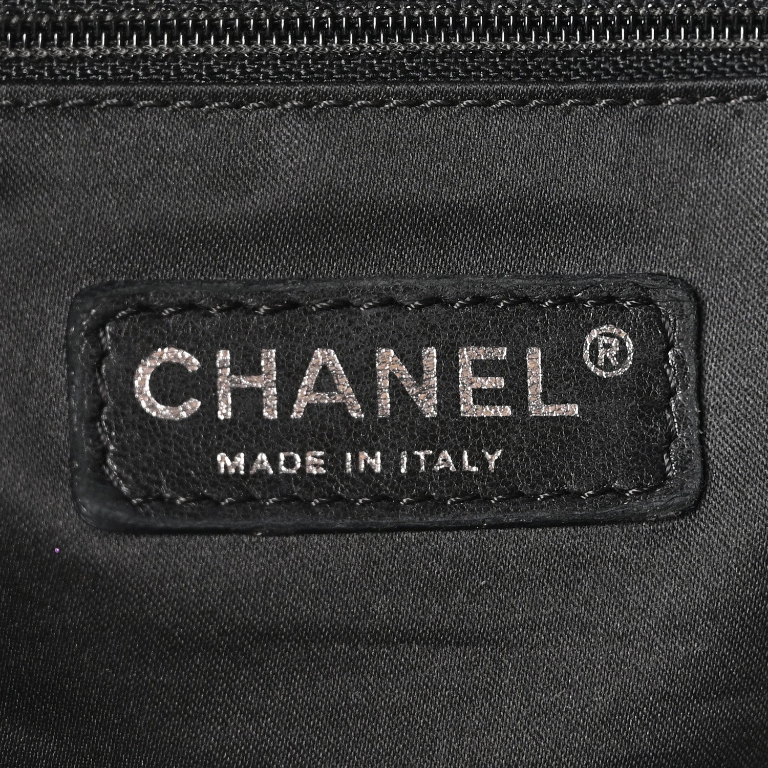 Chanel Glazed Calfskin Twisted Bowling Bag Grey 6 of 10