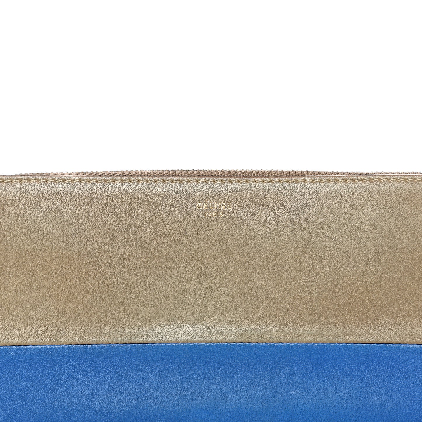 Lambskin Large Zip Around Multifunction Wallet Beige