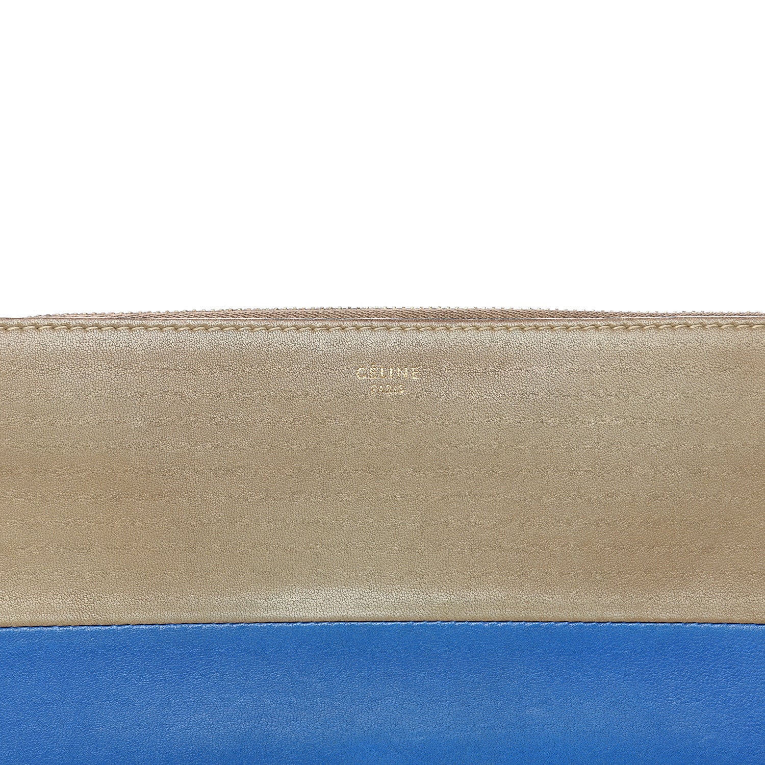 Celine Lambskin Large Zip Around Multifunction Wallet Beige 5 of 10